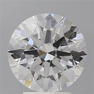 Picture of Lab Grown Diamond 3.51 Carats, Round with Excellent Cut, E Color, VS1 Clarity and Certified by IGI