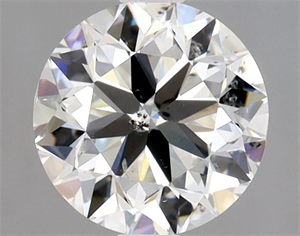 Picture of Natural Diamond 1.00 Carats, Round with Very Good Cut, H Color, SI2 Clarity and Certified by GIA
