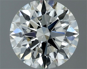 Picture of Natural Diamond 0.63 Carats, Round with Excellent Cut, H Color, VVS1 Clarity and Certified by IGI