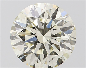 Picture of Natural Diamond 1.22 Carats, Round with Excellent Cut, J Color, SI1 Clarity and Certified by IGI