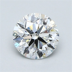 Picture of Natural Diamond 1.00 Carats, Round with Excellent Cut, F Color, SI2 Clarity and Certified by GIA