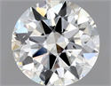 Natural Diamond 0.90 Carats, Round with Excellent Cut, I Color, SI1 Clarity and Certified by GIA