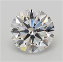 Lab Grown Diamond 1.03 Carats, Round with Ideal Cut, D Color, VVS1 Clarity and Certified by IGI