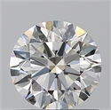 Natural Diamond 0.90 Carats, Round with Excellent Cut, J Color, VS2 Clarity and Certified by GIA