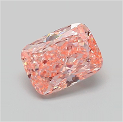 Picture of Lab Grown Diamond 2.21 Carats, CUSHION MODIFIED with  Cut, Fancy Vivid Pink Color, VVS2 Clarity and Certified by IGI