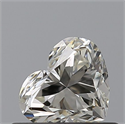 Natural Diamond 0.51 Carats, Heart with  Cut, J Color, VS2 Clarity and Certified by GIA
