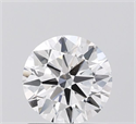 Lab Grown Diamond 1.04 Carats, Round with Ideal Cut, F Color, VS1 Clarity and Certified by IGI