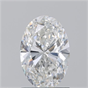 Natural Diamond 1.20 Carats, Oval with  Cut, F Color, VVS1 Clarity and Certified by GIA