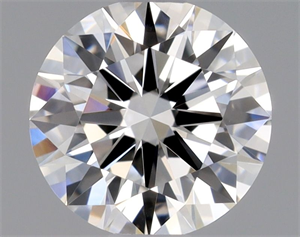 Foto Diamante Natural 0.44 quilates, Redondo , Color G, claridad IF y certificado GIA de