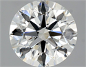 Natural Diamond 2.20 Carats, Round with Excellent Cut, H Color, VVS1 Clarity and Certified by GIA