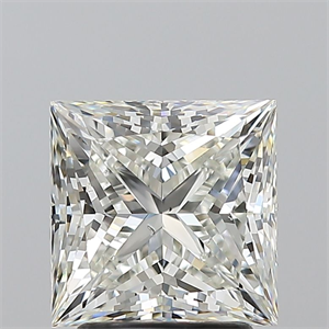 Picture of Natural Diamond 2.52 Carats, Princess with  Cut, J Color, SI1 Clarity and Certified by GIA