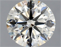 Natural Diamond 1.30 Carats, Round with Excellent Cut, K Color, SI1 Clarity and Certified by GIA