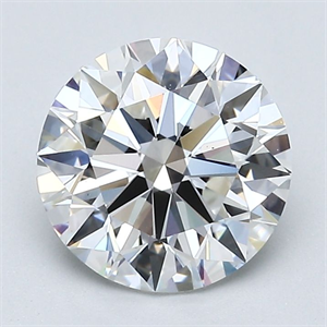 Foto Diamante Natural 2.21 quilates, Redondo , Color F, claridad VS1 y certificado GIA de