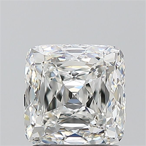 Foto Diamante Natural 1.50 quilates, Del cojín , Color G, claridad VS2 y certificado GIA de