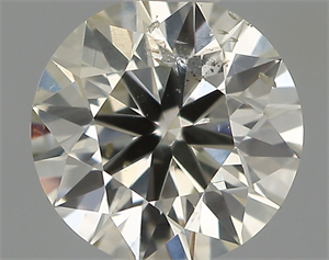 Picture of Natural Diamond 0.47 Carats, Round with Excellent Cut, J Color, SI2 Clarity and Certified by IGI
