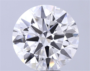Picture of Lab Grown Diamond 8.02 Carats, Round with Excellent Cut, E Color, VVS2 Clarity and Certified by IGI