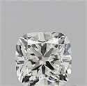 Natural Diamond 0.50 Carats, Cushion with  Cut, G Color, VS1 Clarity and Certified by GIA