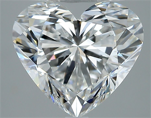 Picture of Natural Diamond 3.12 Carats, Heart with  Cut, F Color, VS2 Clarity and Certified by GIA