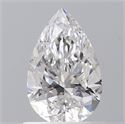 Natural Diamond 0.71 Carats, Pear with  Cut, D Color, SI1 Clarity and Certified by GIA