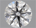Natural Diamond 1.50 Carats, Round with Excellent Cut, E Color, VVS1 Clarity and Certified by GIA