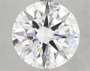 Picture of Lab Grown Diamond 5.54 Carats, Round with Ideal Cut, E Color, VVS1 Clarity and Certified by IGI