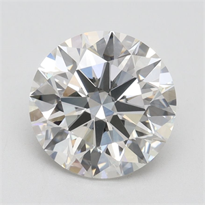 Picture of Lab Grown Diamond 2.36 Carats, Round with Ideal Cut, G Color, VS2 Clarity and Certified by IGI