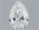 Natural Diamond 0.40 Carats, Pear with  Cut, F Color, VVS1 Clarity and Certified by GIA