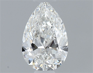 Picture of Natural Diamond 0.40 Carats, Pear with  Cut, F Color, VVS1 Clarity and Certified by GIA