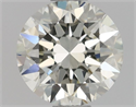 Natural Diamond 0.71 Carats, Round with Excellent Cut, L Color, VS2 Clarity and Certified by GIA
