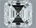 Natural Diamond 0.80 Carats, Asscher with  Cut, H Color, VS1 Clarity and Certified by IGI