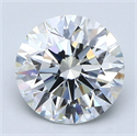 Diamante Natural 2.22 quilates, Redondo , Color F, claridad VS2 y certificado GIA