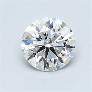 Foto Diamante Natural 0.90 quilates, Redondo , Color F, claridad SI2 y certificado GIA de