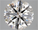 Del inventario de diamantes de laboratorio, 3.87 quilates, Redondo , Color G, claridad VS2 y certificado IGI