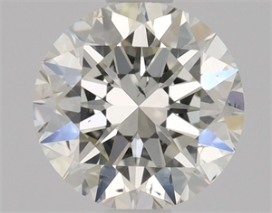 Picture of Natural Diamond 0.80 Carats, Round with Excellent Cut, K Color, SI1 Clarity and Certified by GIA