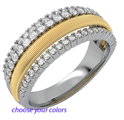 Picture of Natural diamonds anniversary or cocktail ring