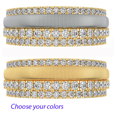 Natural diamonds anniversary or cocktail ring