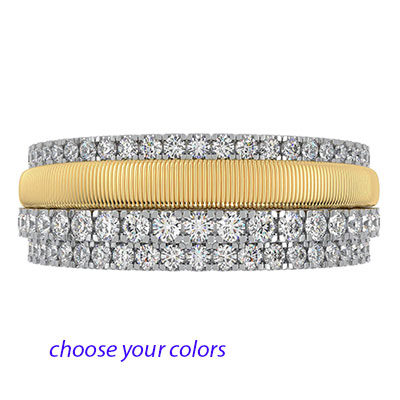 Natural diamonds anniversary or cocktail ring