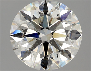 Picture of Natural Diamond 2.51 Carats, Round with Excellent Cut, H Color, SI2 Clarity and Certified by HRD