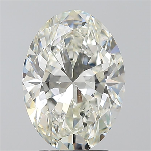 Foto Diamante Natural 2.70 quilates, Ovalado , Color I, claridad SI1 y certificado GIA de