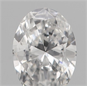 Natural Diamond 0.18 Carats, Oval with  Cut, E Color, VS2 Clarity and Certified by IGI