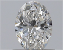 Natural Diamond 0.57 Carats, Oval with  Cut, G Color, VS1 Clarity and Certified by GIA