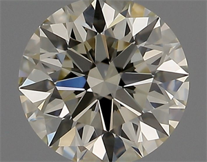 Picture of Natural Diamond 0.44 Carats, Round with Excellent Cut, M Color, VVS2 Clarity and Certified by IGI
