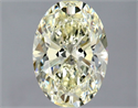 Natural Diamond 1.52 Carats, Oval with  Cut, N Color, VS2 Clarity and Certified by GIA