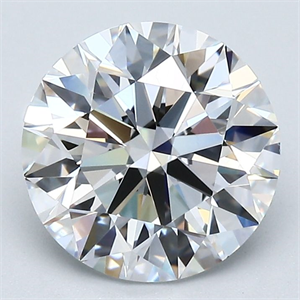 Picture of Natural Diamond 2.51 Carats, Round with Excellent Cut, D Color, VS1 Clarity and Certified by GIA