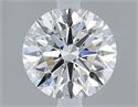 Diamante Natural 0.44 quilates, Redondo , Color F, claridad VS2 y certificado GIA