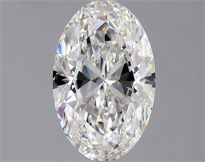 Picture of Natural Diamond 1.00 Carats, Oval with  Cut, G Color, VS1 Clarity and Certified by GIA