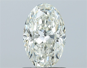 Foto Diamante Natural 1.02 quilates, Ovalado , Color J, claridad VS1 y certificado GIA de