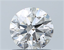 Diamante Natural 0.80 quilates, Redondo , Color H, claridad VVS1 y certificado GIA