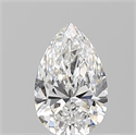 Natural Diamond 0.51 Carats, Pear with  Cut, E Color, VS1 Clarity and Certified by GIA