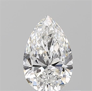 Picture of Natural Diamond 0.51 Carats, Pear with  Cut, E Color, VS1 Clarity and Certified by GIA